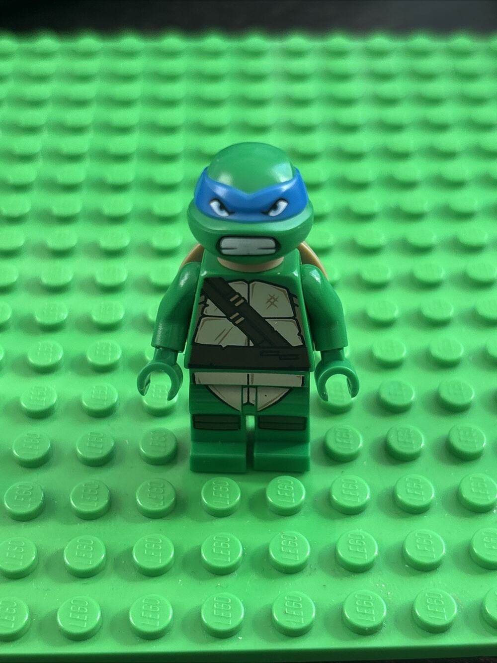 Lego Leonardo Minifigure #tnt002 Gritted Teeth Teenage Mutant Ninja Turtles